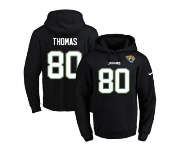 Nike Jacksonville Jaguars #80 Julius Thomas Black Name & Number Pullover NFL Hoodie