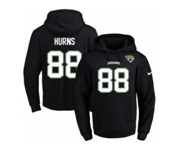 Nike Jacksonville Jaguars #88 Allen Hurns Black Name & Number Pullover NFL Hoodie