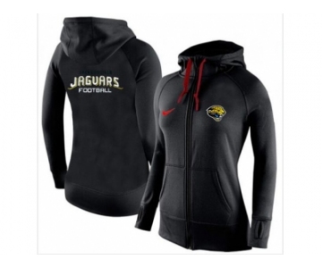 Women Nike Jacksonville Jaguars Full-Zip Performance Hoodie Black
