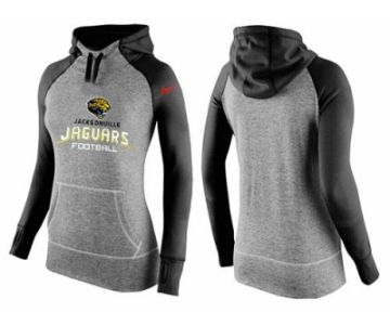Women Nike Jacksonville Jaguars Performance Hoodie Grey & Black