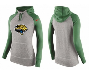 Women Nike Jacksonville Jaguars Performance Hoodie Grey & Green