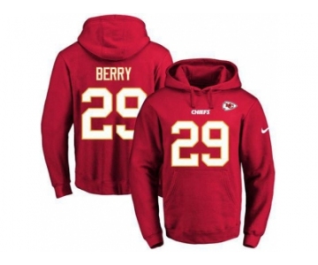 Nike Kansas City Chiefs #29 Eric Berry Red Name & Number Pullover NFL Hoodie