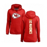 NFL Women's Nike Kansas City Chiefs #15 Patrick Mahomes Red Backer Pullover Hoodie