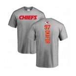 Football Kansas City Chiefs #97 Alex Okafor Ash Backer T-Shirt