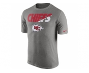 Men's Kansas City Chiefs Nike Charcoal Legend Staff Practice Performance T-Shirt