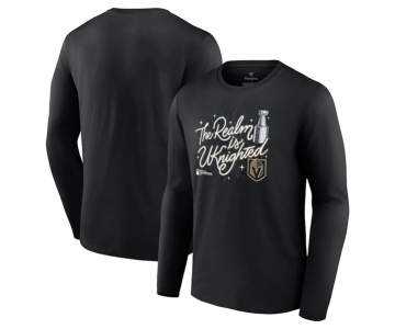 Men's Vegas Golden Knights Black 2023 Stanley Cup Champions Celebration Long Sleeve T-Shirt