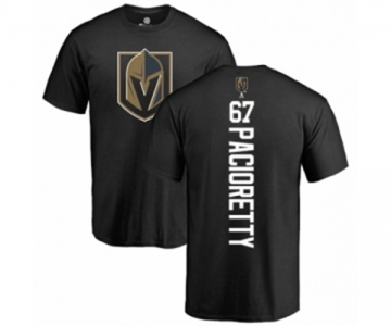 NHL Adidas Vegas Golden Knights #67 Max Pacioretty Black Backer T-Shirt