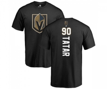 NHL Adidas Vegas Golden Knights #90 Tomas Tatar Black Backer T-Shirt