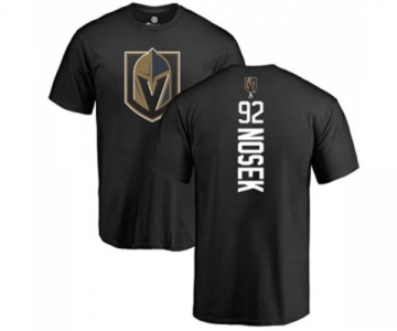 NHL Adidas Vegas Golden Knights #92 Tomas Nosek Black Backer T-Shirt