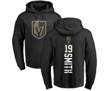 NHL Adidas Vegas Golden Knights #19 Reilly Smith Black Backer Pullover Hoodie