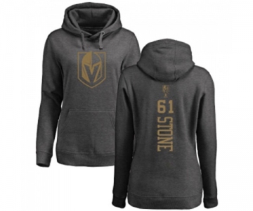 Hockey Women's Vegas Golden Knights #61 Mark Stone Charcoal One Color Backer Pullover Hoodie
