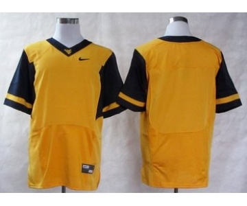 NEW West Virginia Mountaineers Blank College Football Elite Jerseys - Gold