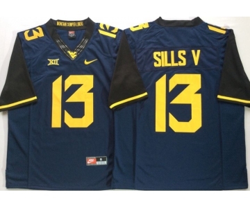 West Virginia Mountaineers 13 David Sills V Navy College Football Jersey