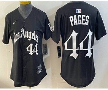 Women's Los Angeles Dodgers #44 Andy Pages Black Gothic Edition Vapor Premier Limited Jersey