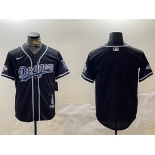 Women's Los Angeles Dodgers Blank Black 2024 World Series Champions Limited Stitched Baseball Jersey