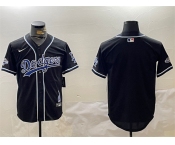 Women's Los Angeles Dodgers Blank Black 2024 World Series Champions Limited Stitched Baseball Jersey