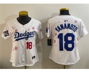 Youth Los Angeles Dodgers #18 Yoshinobu Yamamoto White 2025 World Series Champions Patch Tokyo Series Limited Stitched Baseball Jersey Youth Los Angeles Dodgers #18 Yoshinobu Yamamoto White 2025 World Series Champions Patch Tokyo Series Limited Stitched Baseball Jersey
