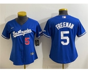 Youth Los Angeles Dodgers #5 Freddie Freeman Royal Alternate Stadium Stitched Baseball Jersey Youth Los Angeles Dodgers #5 Freddie Freeman Royal Alternate Stadium Stitched Baseball Jersey