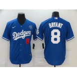 Youth Los Angeles Dodgers #8 Kobe Bryant Blue With KB Patch Cool Base Stitched Baseball Jersey Youth Los Angeles Dodgers #8 Kobe Bryant Blue With KB Patch Cool Base Stitched Baseball Jersey