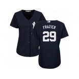 Women Majestic New York Yankees #29 Todd Frazier Replica Navy Blue Alternate MLB Jersey Women Majestic New York Yankees #29 Todd Frazier Replica Navy Blue Alternate MLB Jersey