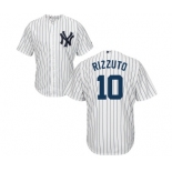 Youth New York Yankees #10 Phil Rizzuto Authentic White Home Baseball Jersey Youth New York Yankees #10 Phil Rizzuto Authentic White Home Baseball Jersey