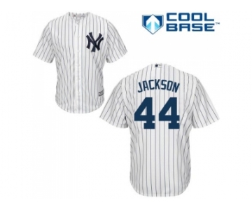 Youth New York Yankees #44 Reggie Jackson White Cool Base Stitched MLB Jersey