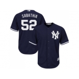 Youth New York Yankees #52 C.C. Sabathia Navy blue Cool Base Stitched MLB Jersey Youth New York Yankees #52 C.C. Sabathia Navy blue Cool Base Stitched MLB Jersey