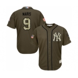 Youth New York Yankees #9 Roger Maris Authentic Green Salute to Service Baseball Jersey Youth New York Yankees #9 Roger Maris Authentic Green Salute to Service Baseball Jersey