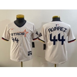 Youth Houston Astros #44 Yordan Alvarez Cream 2025 City Connect Limited Stitched Baseball Jersey