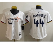 Youth Houston Astros #44 Yordan Alvarez White 2025 City Connect Limited Stitched Baseball Jersey2