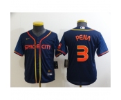 Youth Toddler Houston Astros #3 Felix Pena Nike Navy 2022 City Connect Player Jersey