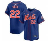 Youth New York Mets #22 Juan Soto Royal 2024 Alternate Limited Stitched Baseball Jersey
