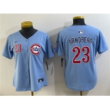 Youth Chicago Cubs #23 Ryne Sandberg Blue Limited Stitched Baseball Jersey Youth Chicago Cubs #23 Ryne Sandberg Blue Limited Stitched Baseball Jersey
