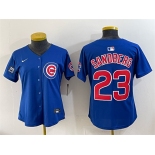 Youth Chicago Cubs #23 Ryne Sandberg Royal 'Ryne Sandberg Tribute' Vapor Limited V2 Stitched Baseball Jersey Youth Chicago Cubs #23 Ryne Sandberg Royal 'Ryne Sandberg Tribute' Vapor Limited V2 Stitched Baseball Jersey