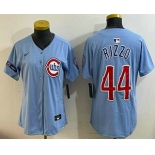 Youth Chicago Cubs #44 Anthony Rizzo Baby Blue Limited Jersey Youth Chicago Cubs #44 Anthony Rizzo Baby Blue Limited Jersey