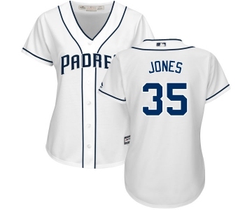 Women's Majestic San Diego Padres #35 Randy Jones Replica White Home Cool Base MLB Jersey