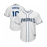Youth Majestic San Diego Padres #10 Hunter Renfroe Replica White Home Cool Base MLB Jersey Youth Majestic San Diego Padres #10 Hunter Renfroe Replica White Home Cool Base MLB Jersey
