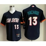 Youth San Diego Padres #13 Manny Machado Navy 2026 City Connect Stadium Jersey