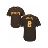 Youth San Diego Padres #2 Johnny Manziel Brown Cool Base Stitched MLB Jersey Youth San Diego Padres #2 Johnny Manziel Brown Cool Base Stitched MLB Jersey