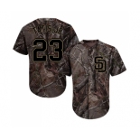 Youth San Diego Padres #23 Fernando Tatis Jr. Authentic Camo Realtree Collection Flex Base Baseball Jersey
