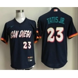 Youth San Diego Padres #23 Fernando Tatis Jr Navy 2026 City Connect Stadium Jersey Youth San Diego Padres #23 Fernando Tatis Jr Navy 2026 City Connect Stadium Jersey