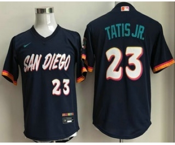 Youth San Diego Padres #23 Fernando Tatis Jr Navy 2026 City Connect Stadium Jersey