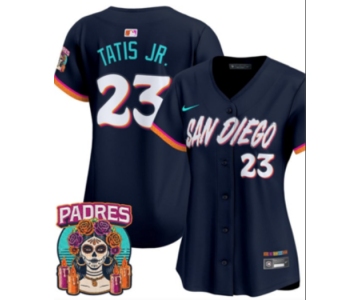 Youth San Diego Padres #23 Fernando Tatis Jr. Obsidian 2026 City Connect Stadium Limited Stitched Baseball Jersey