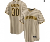 Youth San Diego Padres #30 Gavin Sheets Alternate Khaki Limited Jersey Youth San Diego Padres #30 Gavin Sheets Alternate Khaki Limited Jersey