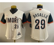 Youth Baltimore Orioles #29 Samuel Basallo Natural 2026 City Connect Stadium Stitched Baseball Jersey Youth Baltimore Orioles #29 Samuel Basallo Natural 2026 City Connect Stadium Stitched Baseball Jersey