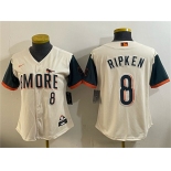 Youth Baltimore Orioles #8 Cal Ripken Jr Natural 2026 City Connect Stadium Stitched Baseball Jersey