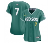 Women's Boston Red Sox #7 Masataka Yoshida Green 2025 City Connect Limited Stitched Baseball Jersey