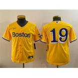 Youth Boston Red Sox #19 Roman Anthony Gold City Connect Stitched Baseball Jersey