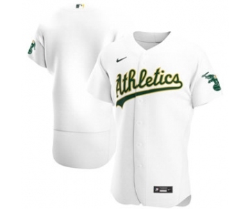 Men's Nike Oakland Athletics 2020 White Home Authentic Official Team Baseball Jersey