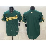 Men's Oakland Athletics Blank 2026 Green Alternate Sacramento Celebrating 125 Years Vapor Limited Stitched Baseball Jersey
